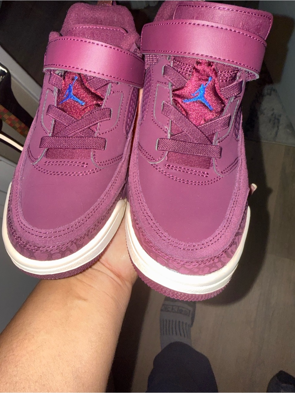 Purple Nike Jordans